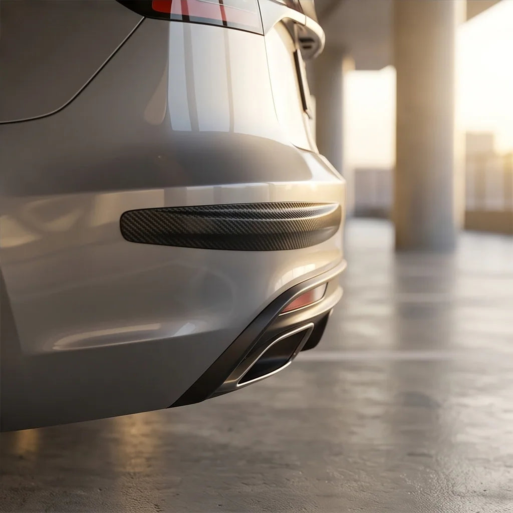 Carbon-Fibre Effect Car Bumper Protector Strips