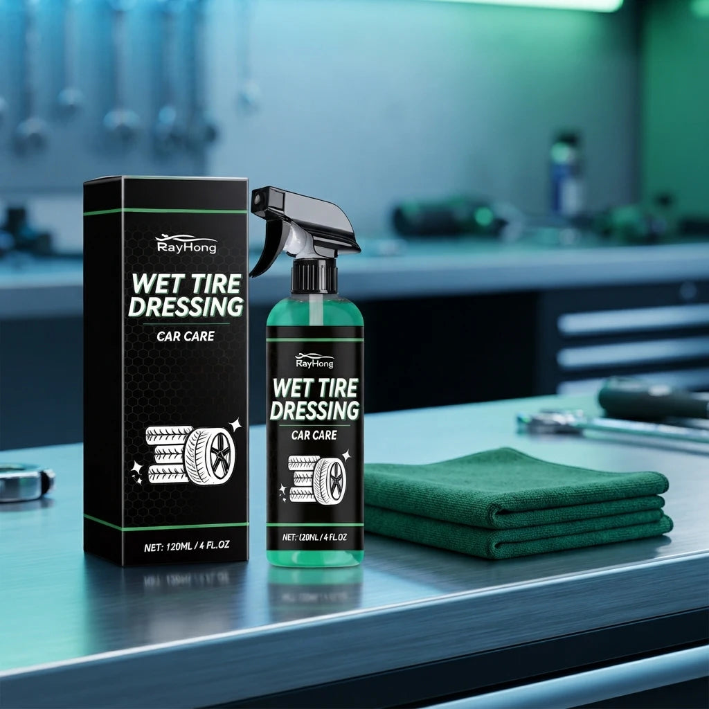 Deep Black Tyre Shine & Protective Dressing – 120ml