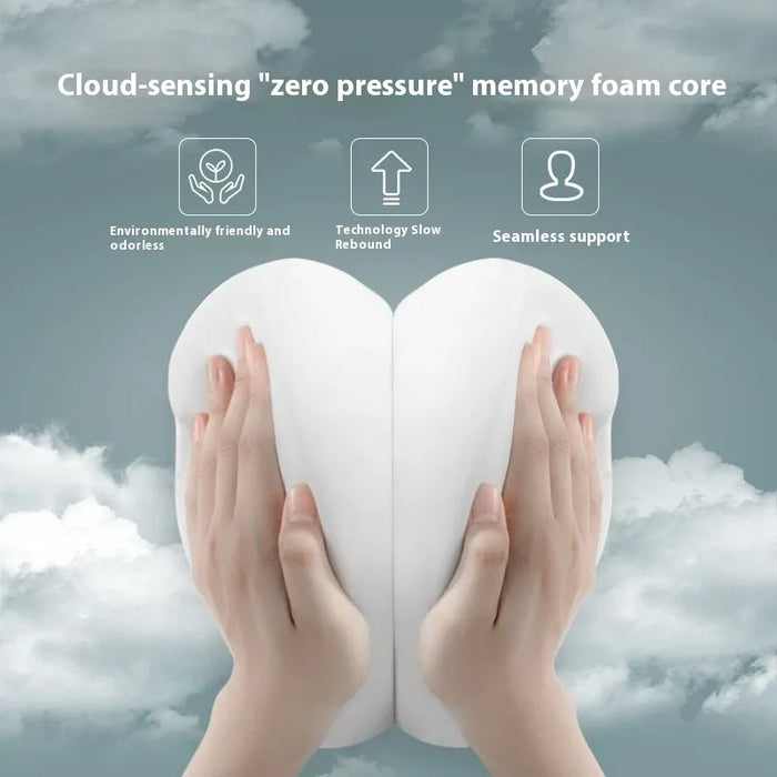 Universal Memory Foam Car Seat Cushion & Headrest Pillow