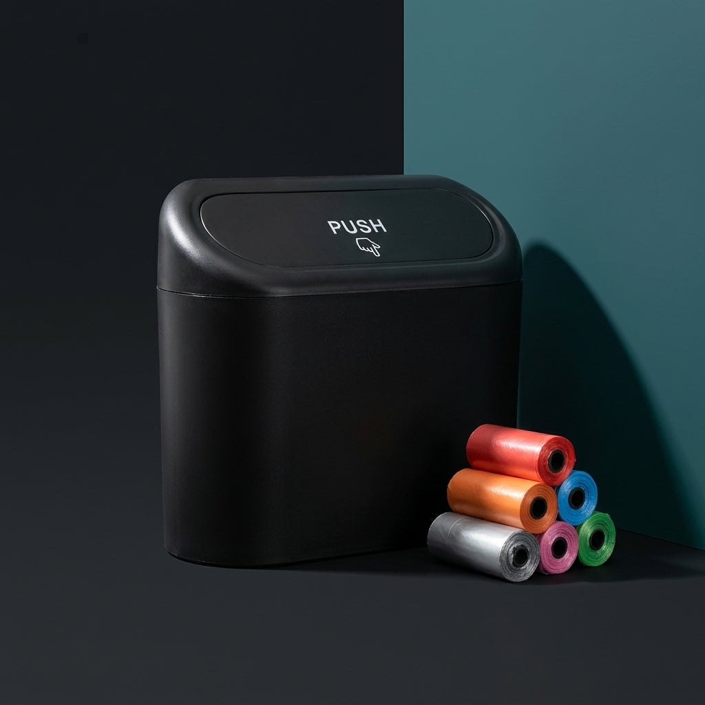 Car Door Hanging Trash Bin with 15 Bags