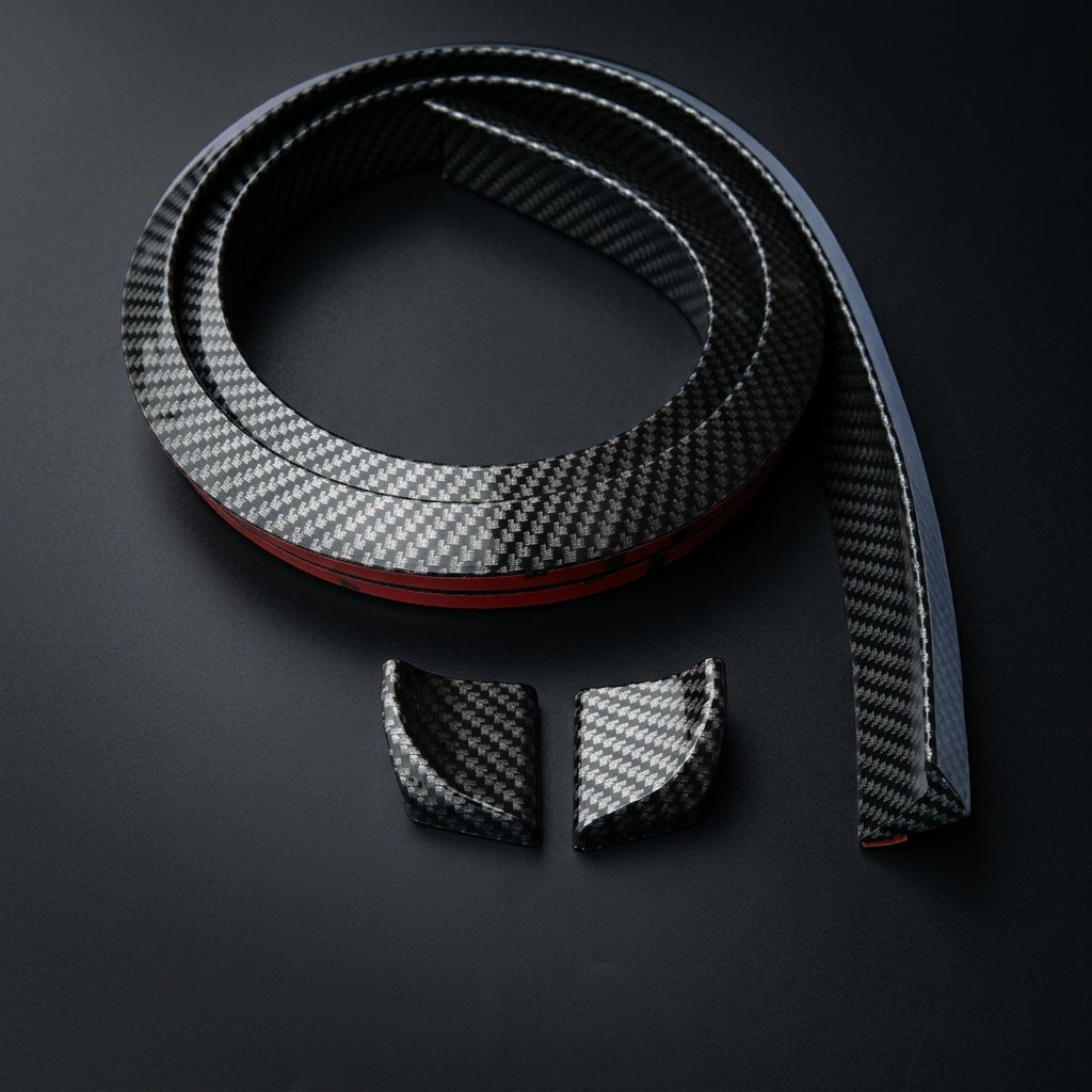 Universal Carbon Fibre Style Rear Spoiler Lip
