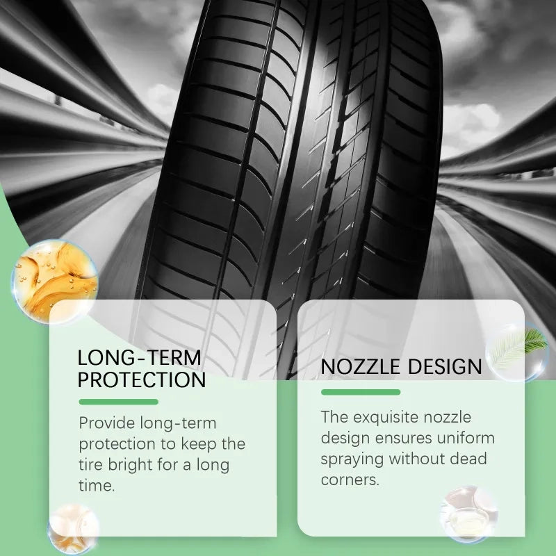 Deep Black Tyre Shine & Protective Dressing – 120ml