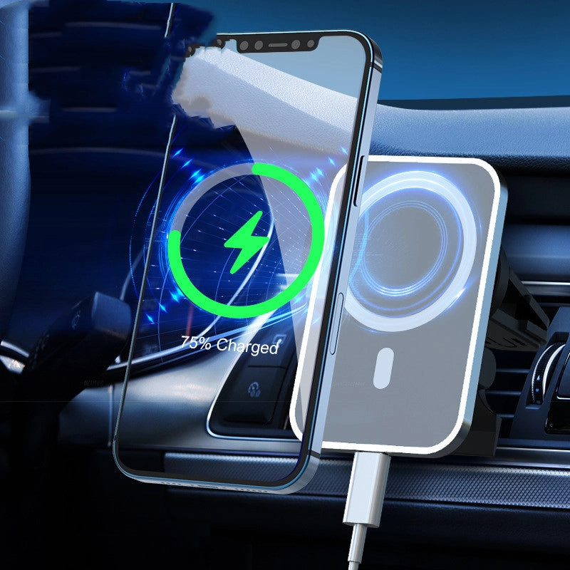 15W Magnetic Wireless Car Charger & Phone Mount