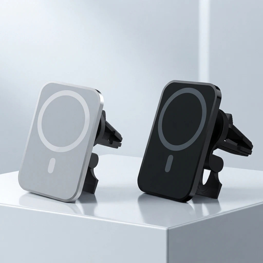 15W Magnetic Wireless Car Charger & Phone Mount