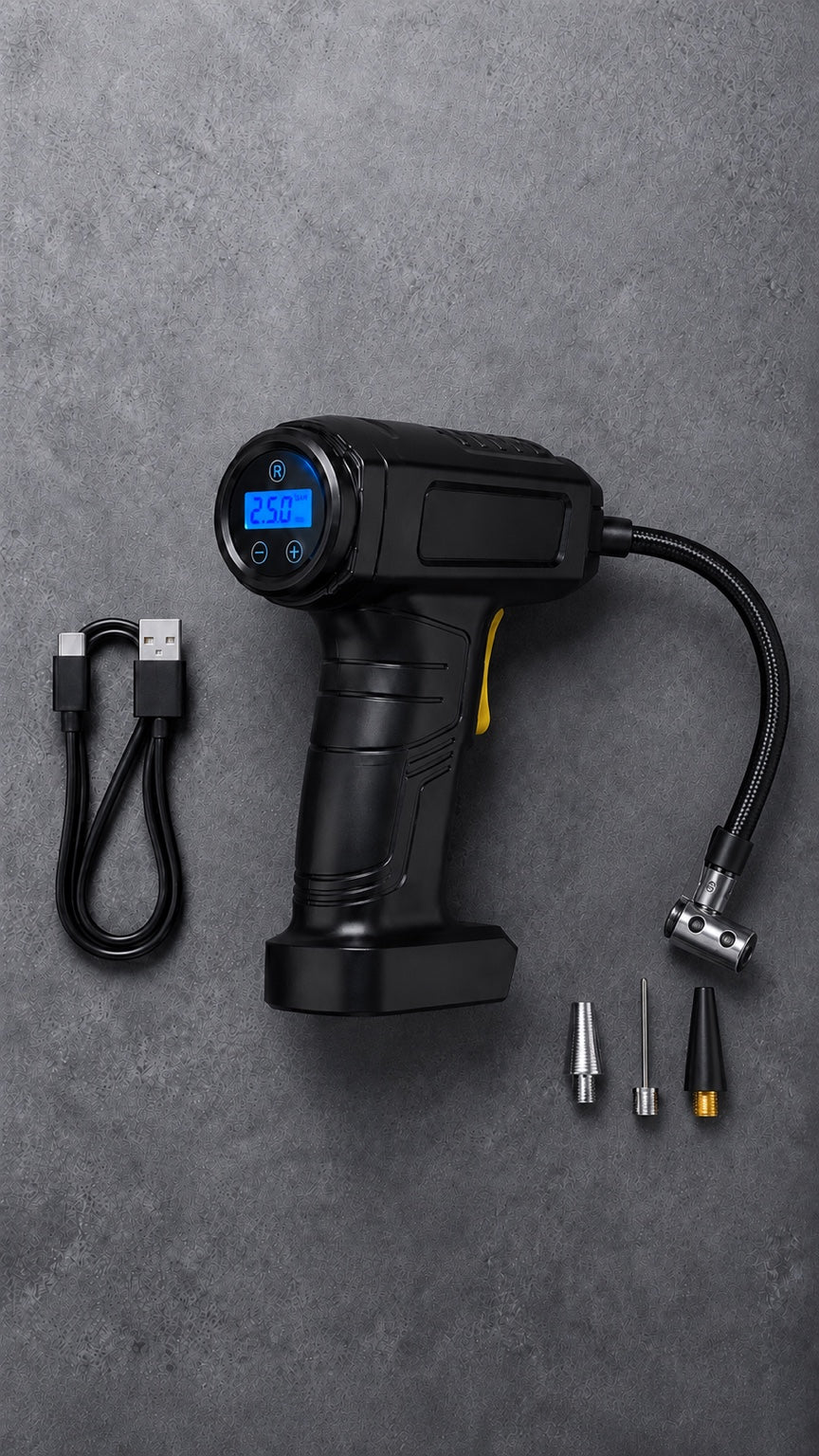 Portable Tire Inflator & Air Compressor