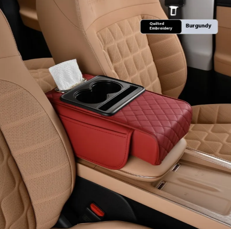 4-in-1 Car Armrest Storage Cushion