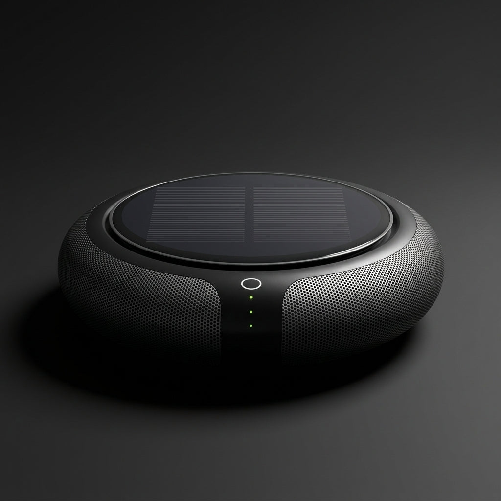 Solar Car Air Purifier with USB Power