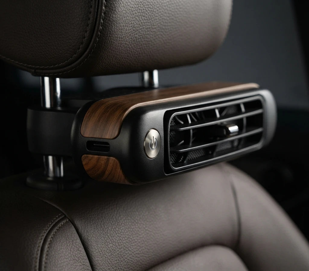 Bladeless Car Airflow Fan – 3-Speed USB