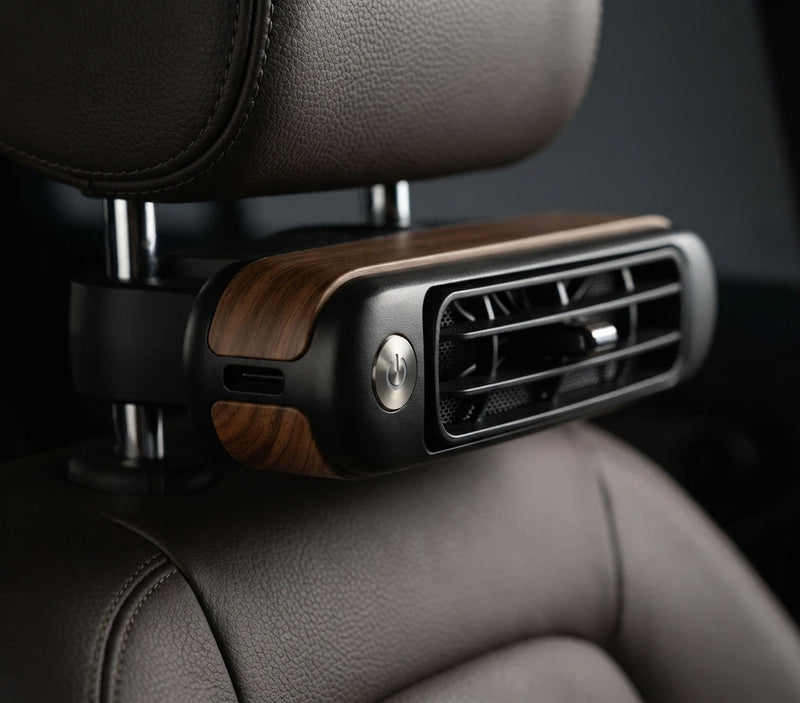 Bladeless Car Airflow Fan – 3-Speed USB