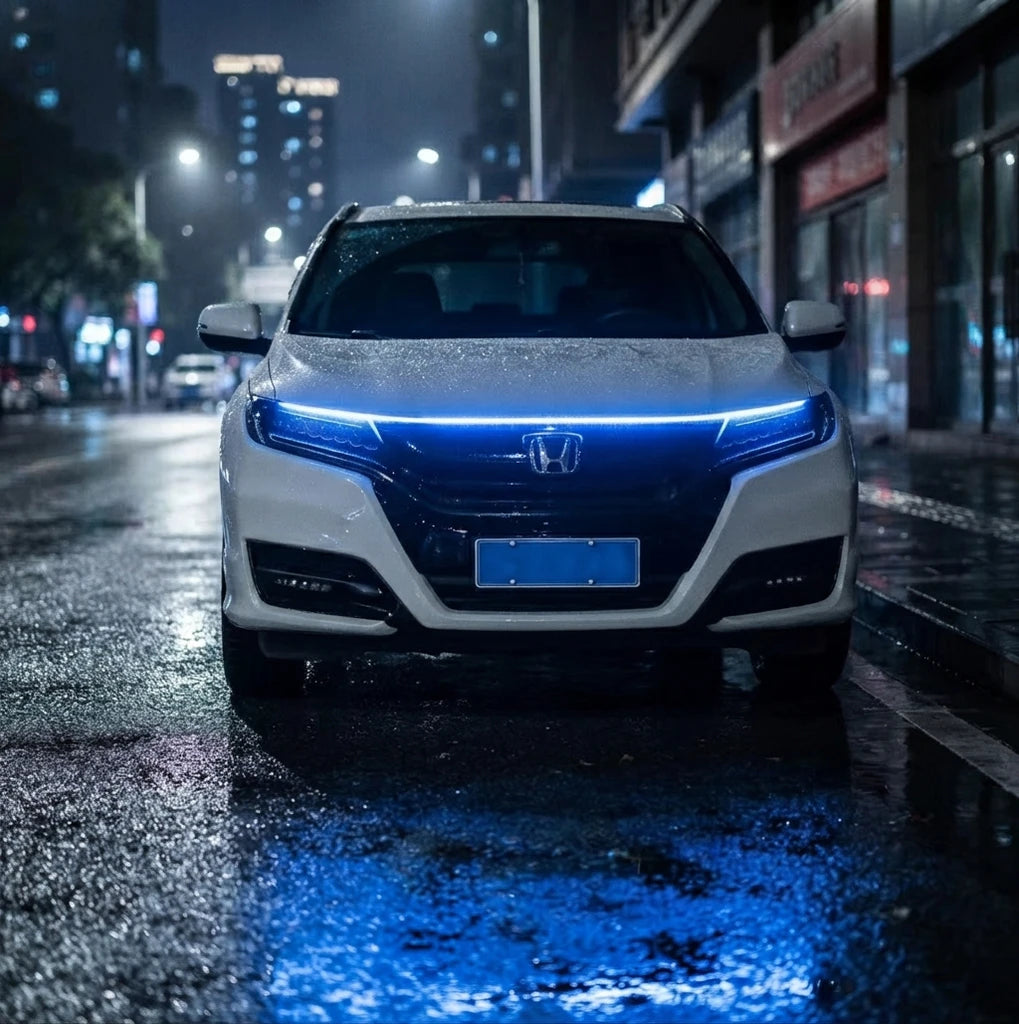 Dynamic LED Hood Light Strip