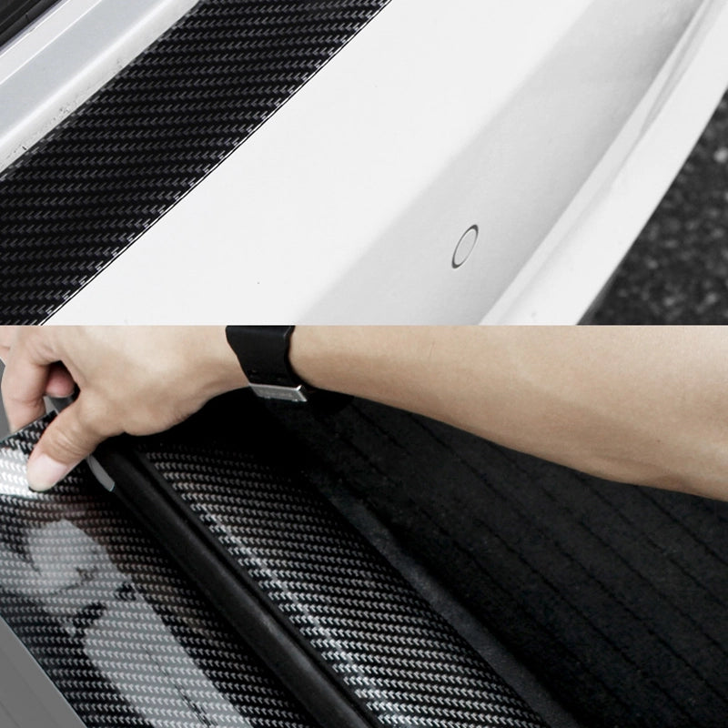 Carbon Fibre Car Door Sill Protector Strips