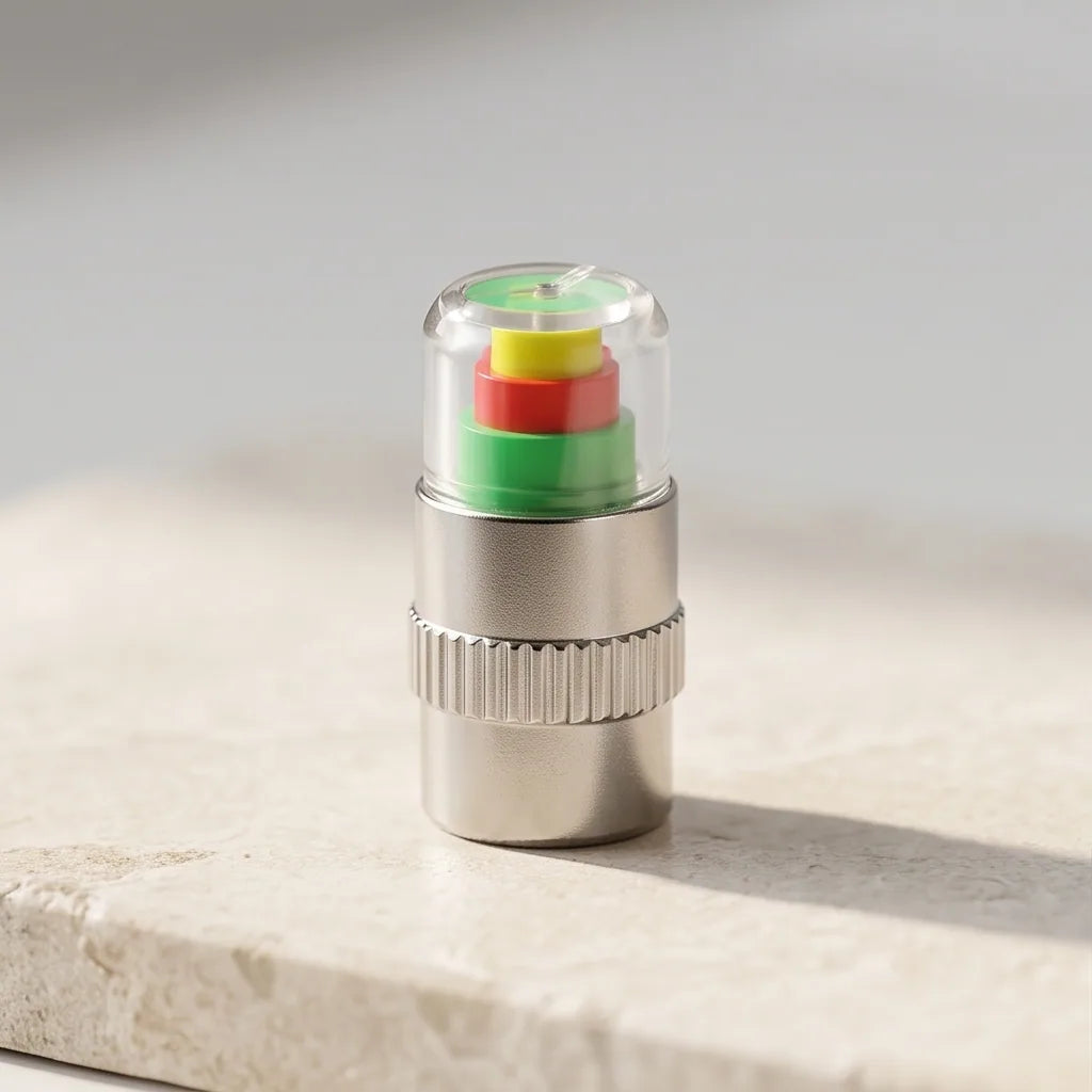 Tyre Pressure Indicator Valve Caps | 4-Pack