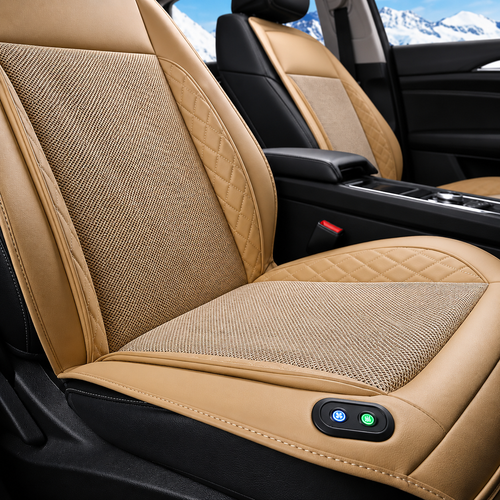 12V Ventilated Car Seat Cushion – 8-Fan Cooling System