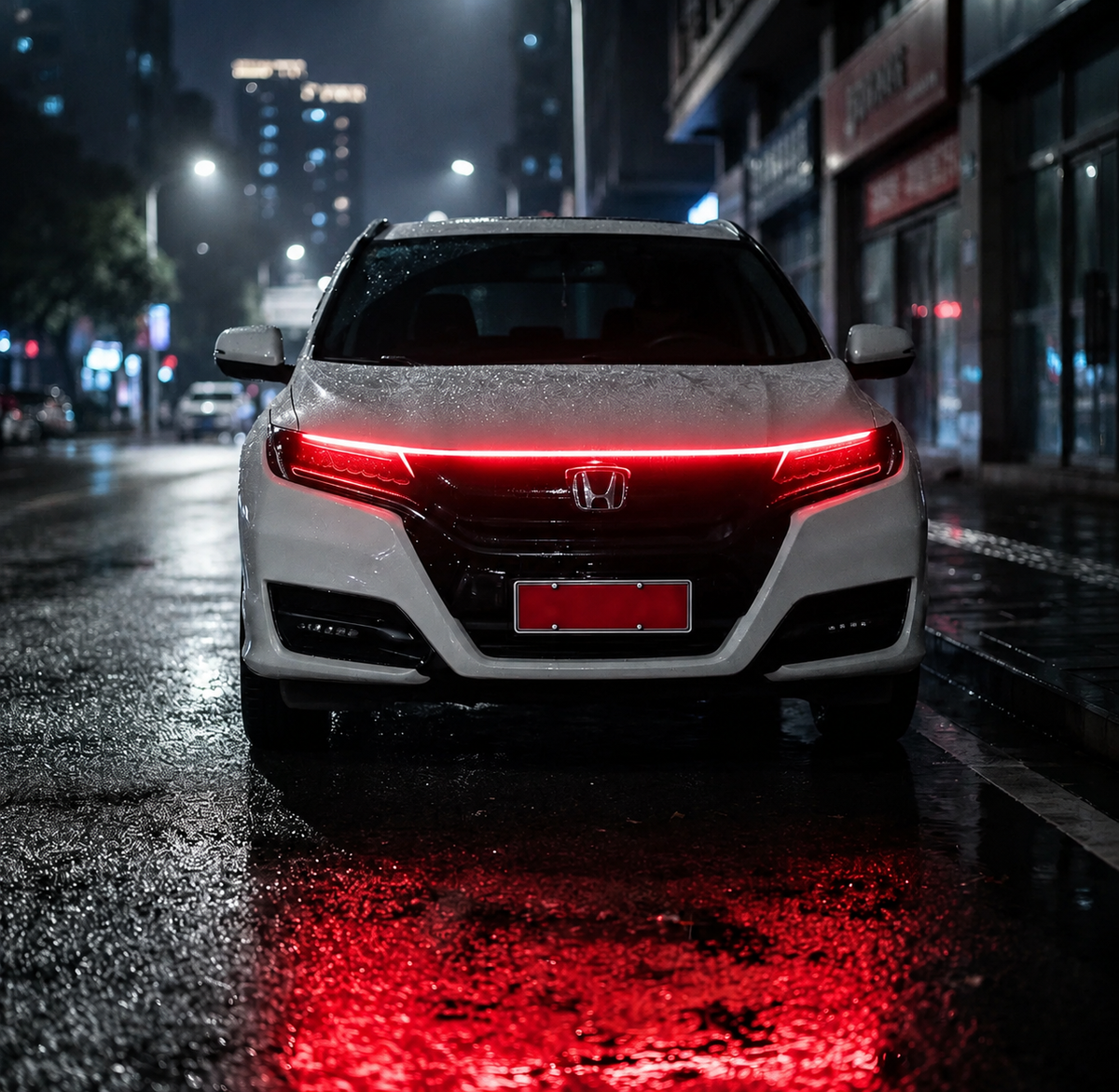 Dynamic LED Hood Light Strip