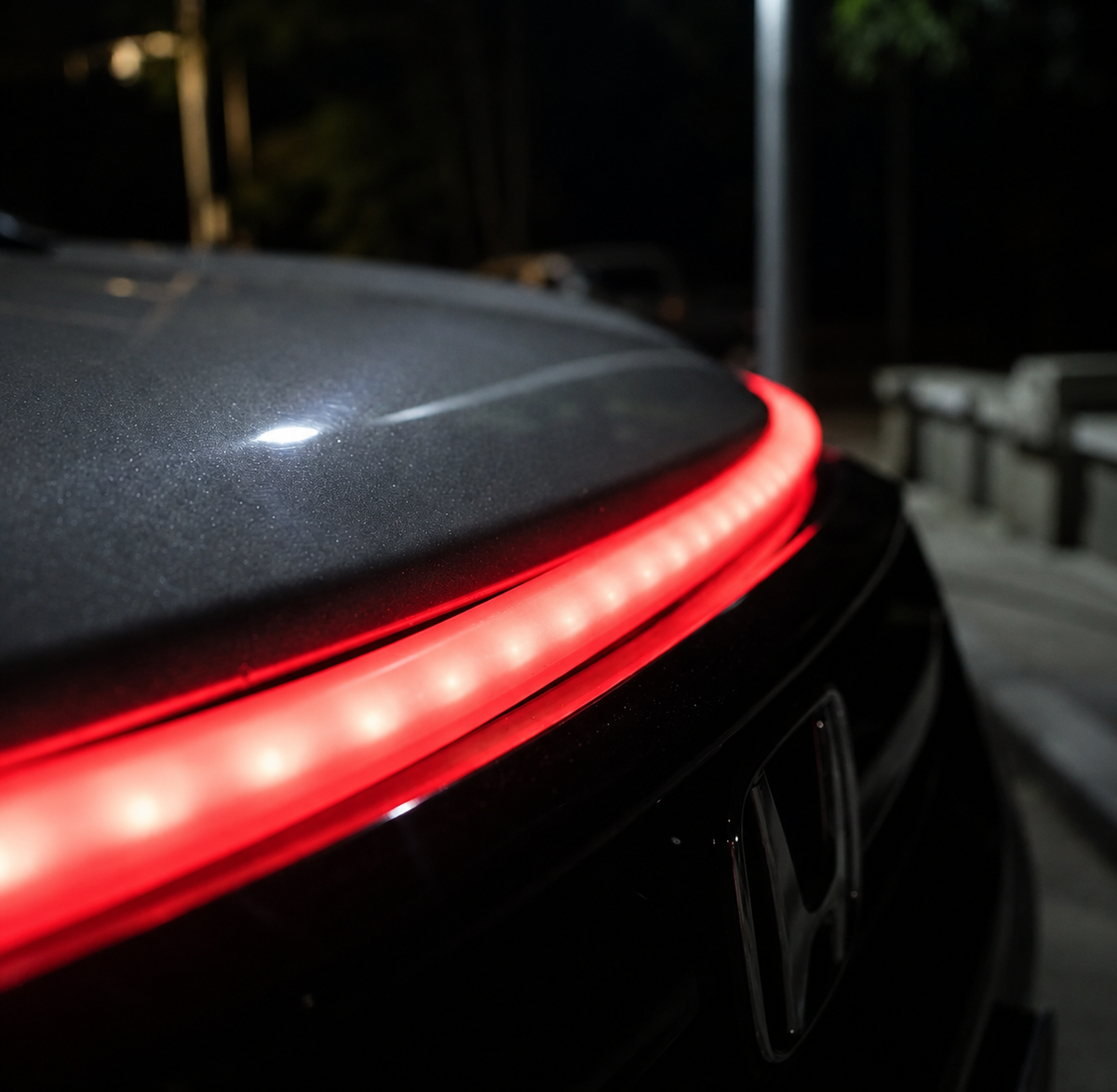 Dynamic LED Hood Light Strip