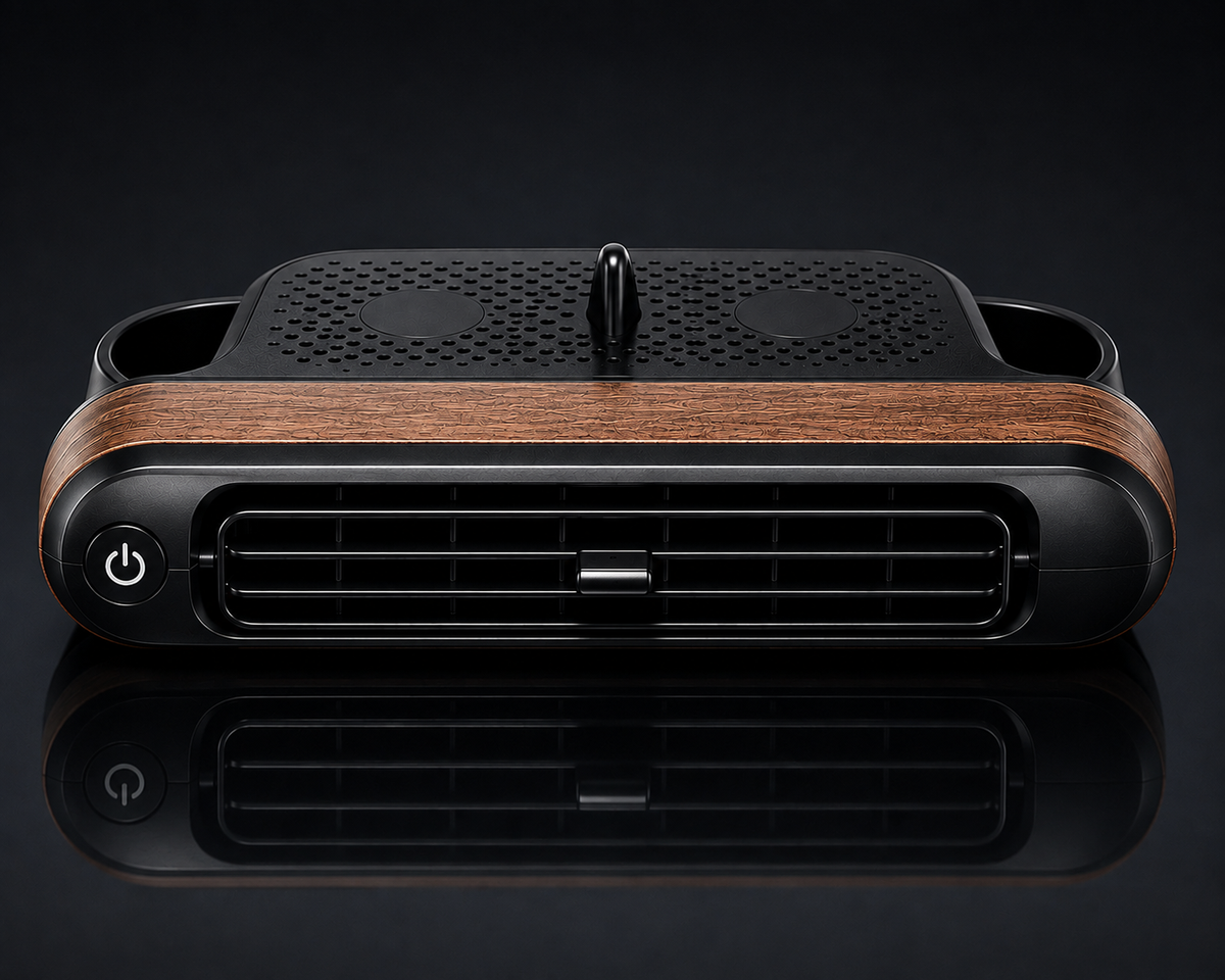 Bladeless Car Airflow Fan – 3-Speed USB