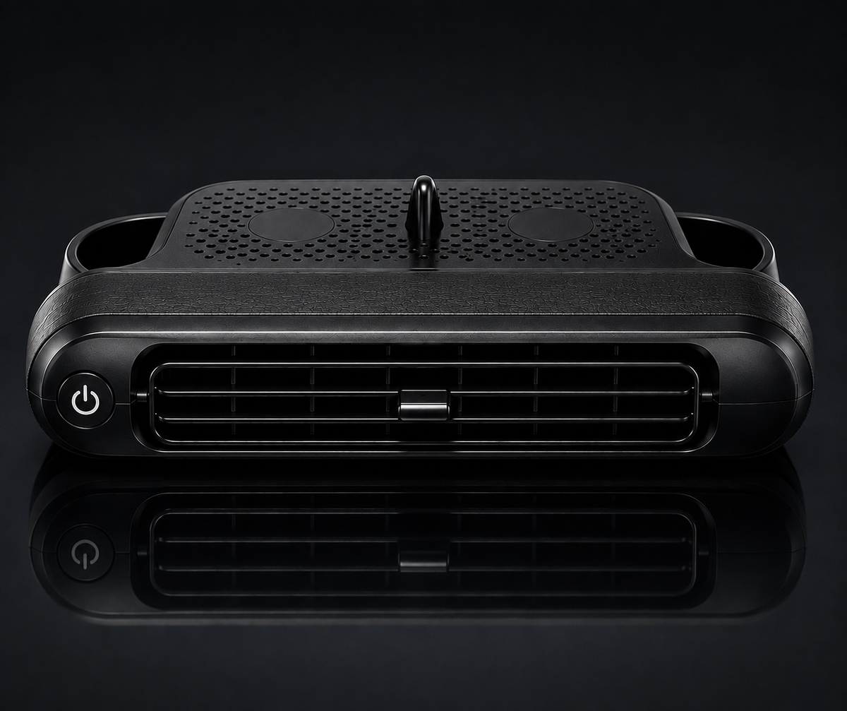 Bladeless Car Airflow Fan – 3-Speed USB