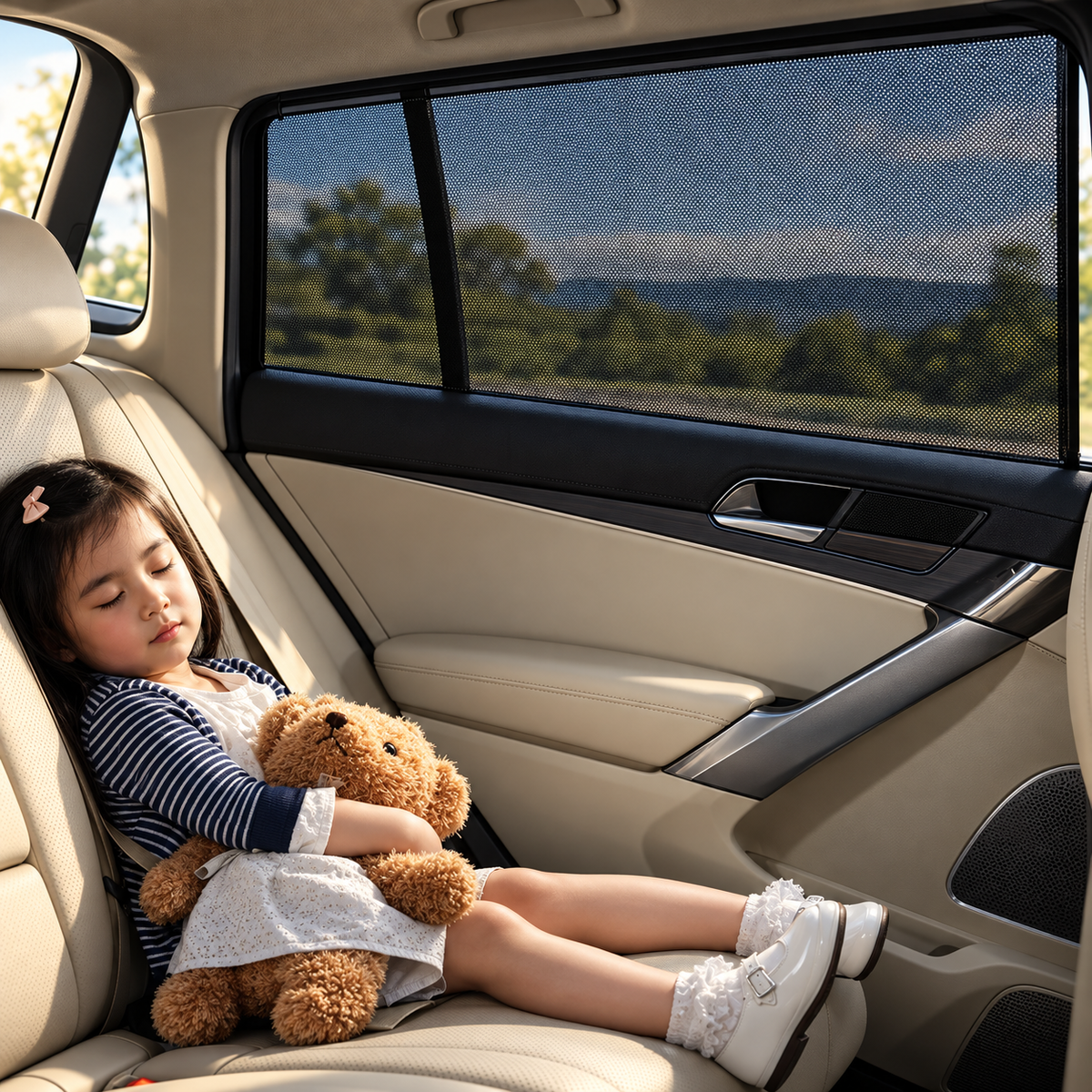 Magnetic Mesh Car Window Sunshade
