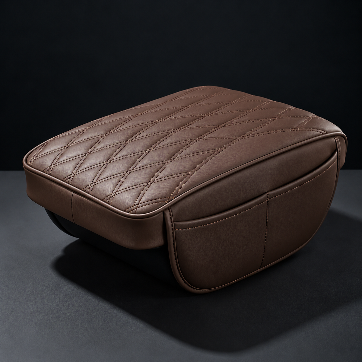 Memory Foam Car Armrest Cushion & Storage Organiser