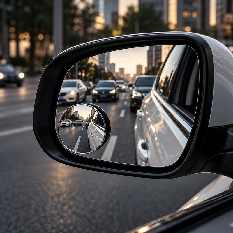 360° Adjustable Frameless Blind Spot Mirrors