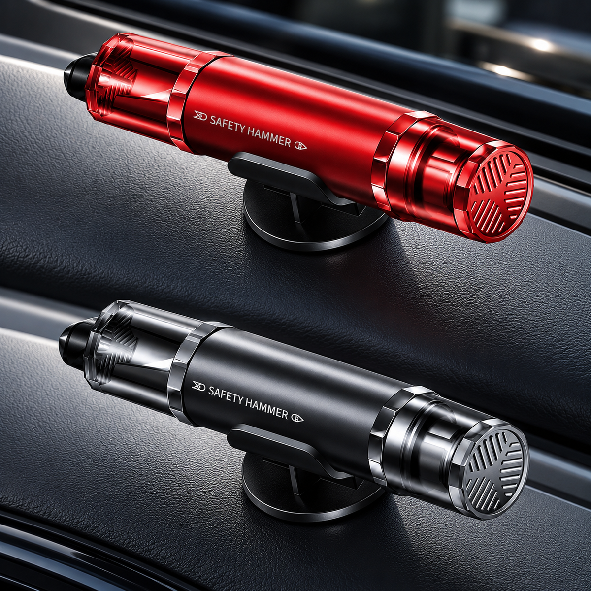2-in-1 Car Emergency Window Breaker & Seat Belt Cutter