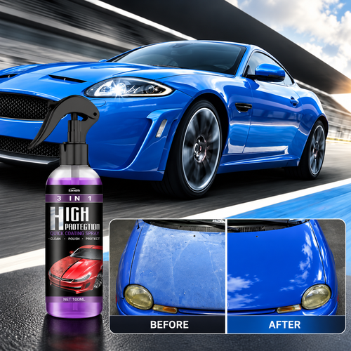 3-in-1 Car Paint Protection & Polish Spray Kit