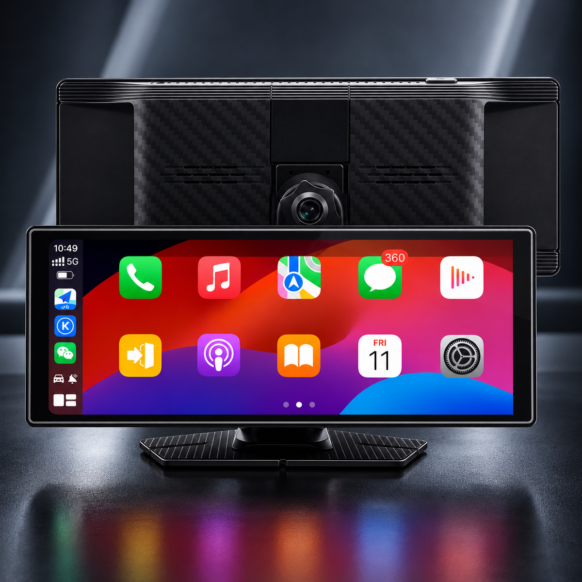 Wireless CarPlay & Android Auto 10" Display with Optional Dual Camera