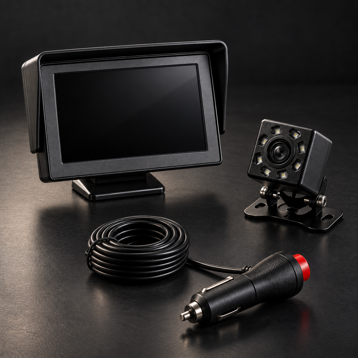 HD Baby Car Camera with Night Vision & Folding Monitor