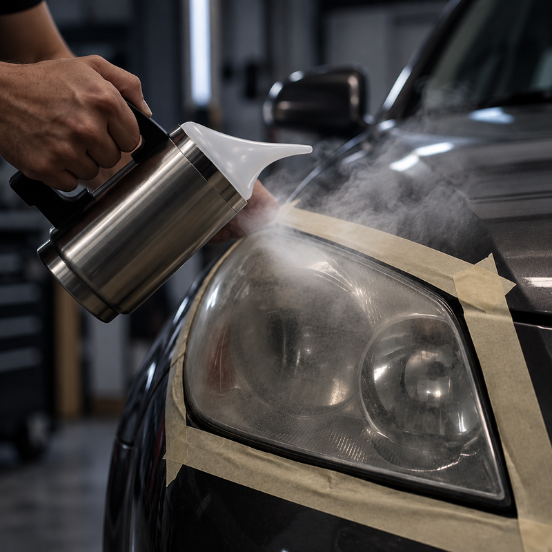 Car Headlight Restoration Kit 200ml  – Complete DIY Repair Set