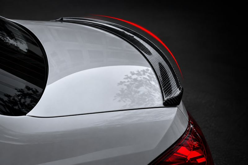 Universal Carbon Fibre Style Rear Spoiler Lip