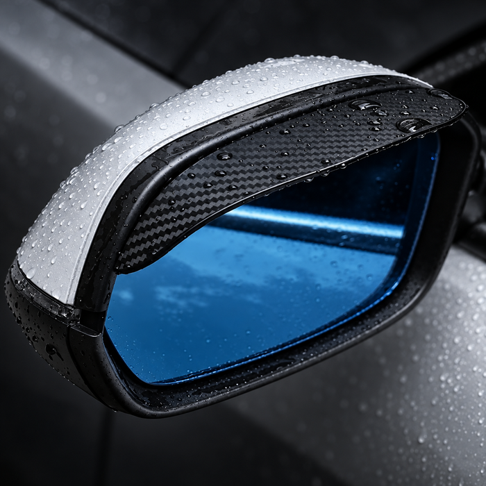 Universal Carbon Fibre Style Car Mirror Rain Guards