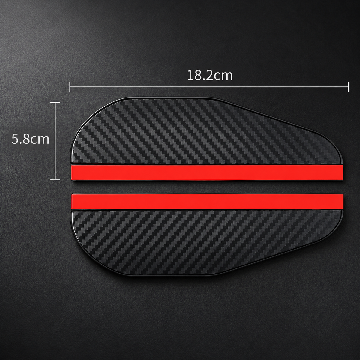 Universal Carbon Fibre Style Car Mirror Rain Guards