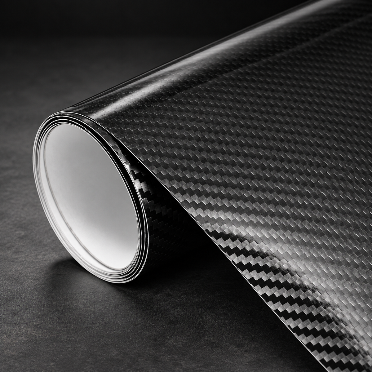5D High-Gloss Carbon Fibre Effect Vinyl Wrap