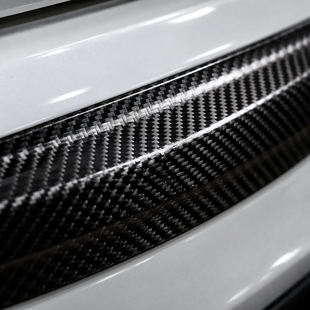 Carbon-Fibre Effect Car Bumper Protector Strips