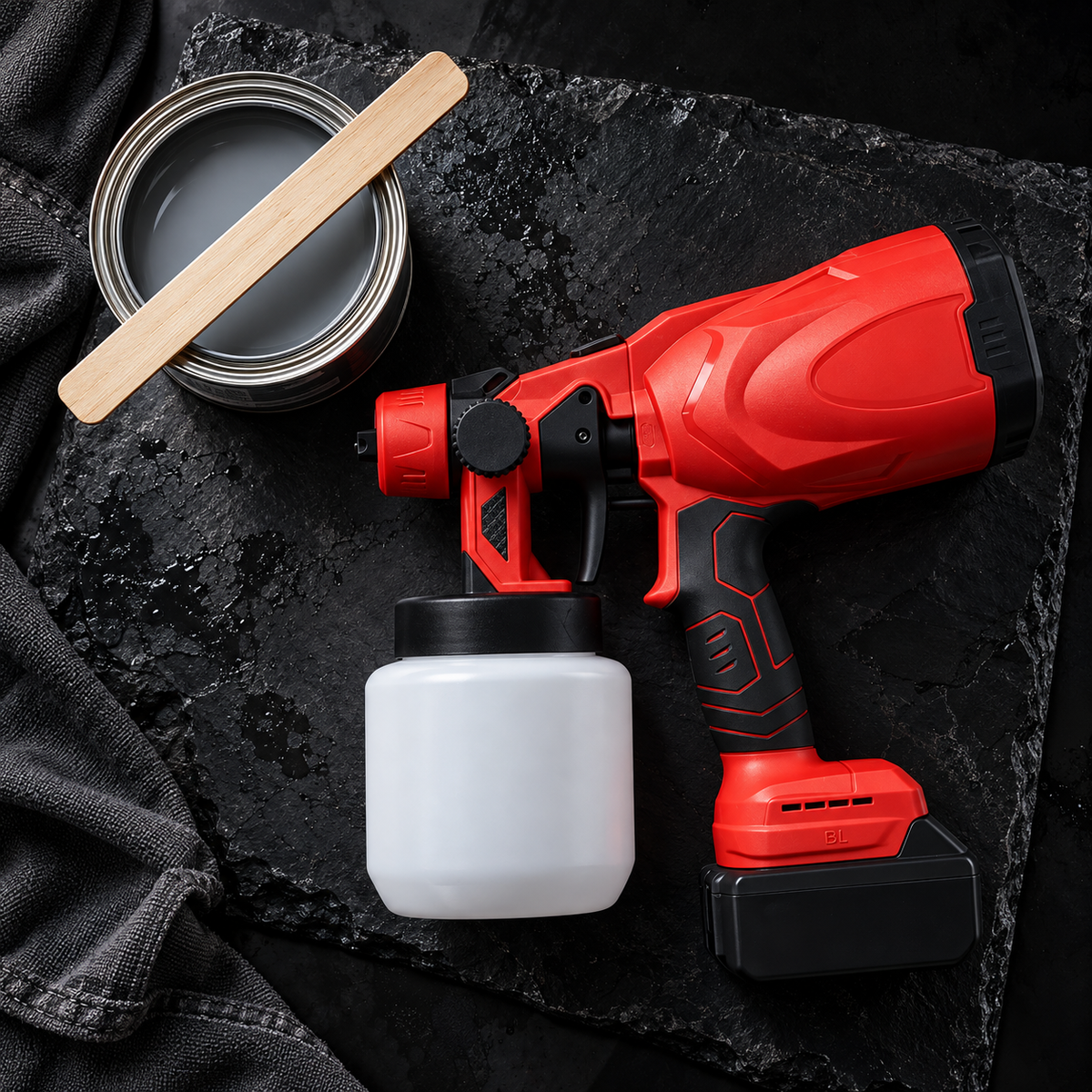 Cordless Car Paint Spray Gun Kit – Battery & Charger Included