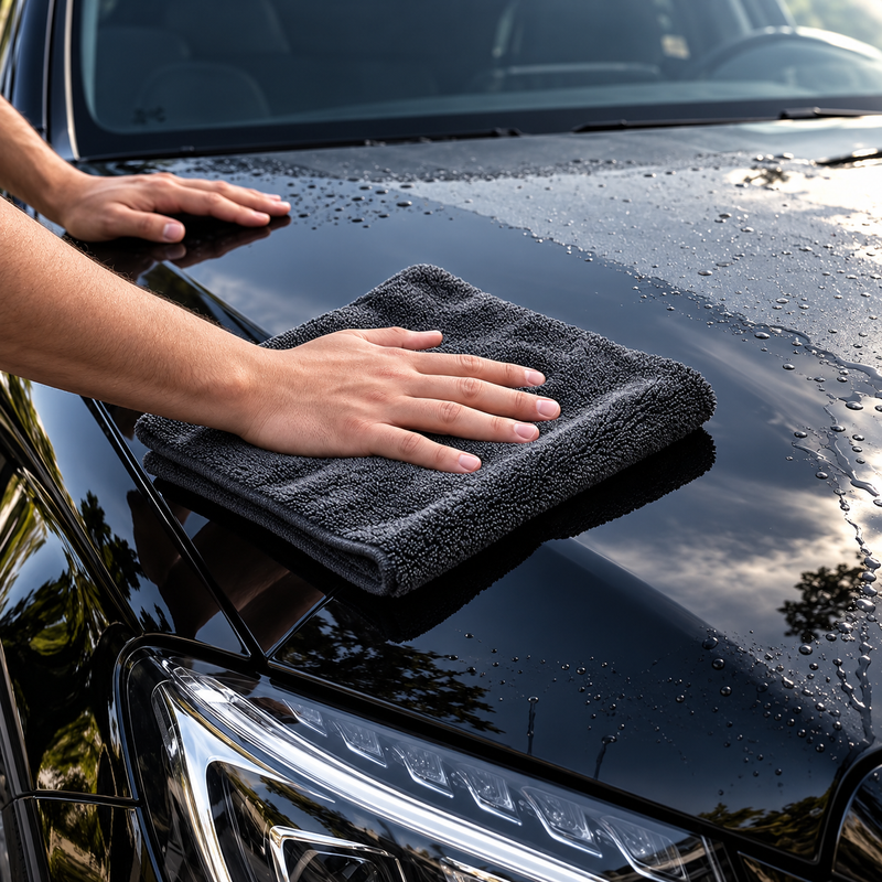 Twisted Microfibre Car Drying Towel