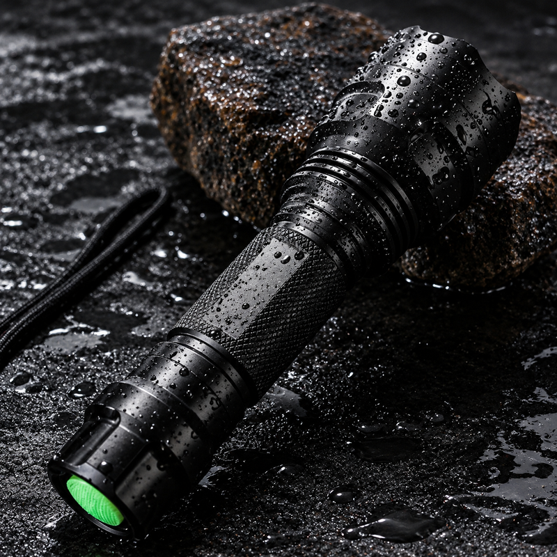 High-Power Rechargeable LED Flashlight