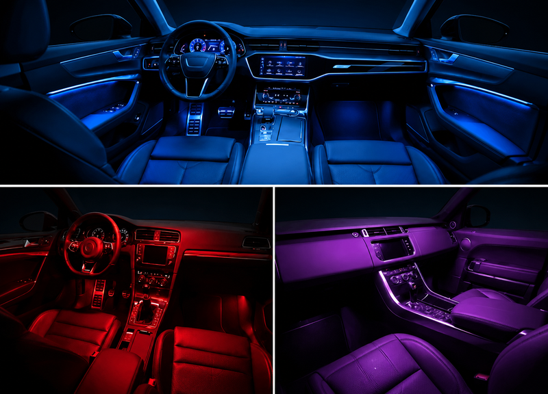 72-LED RGB Car Interior Ambient Lighting Kit