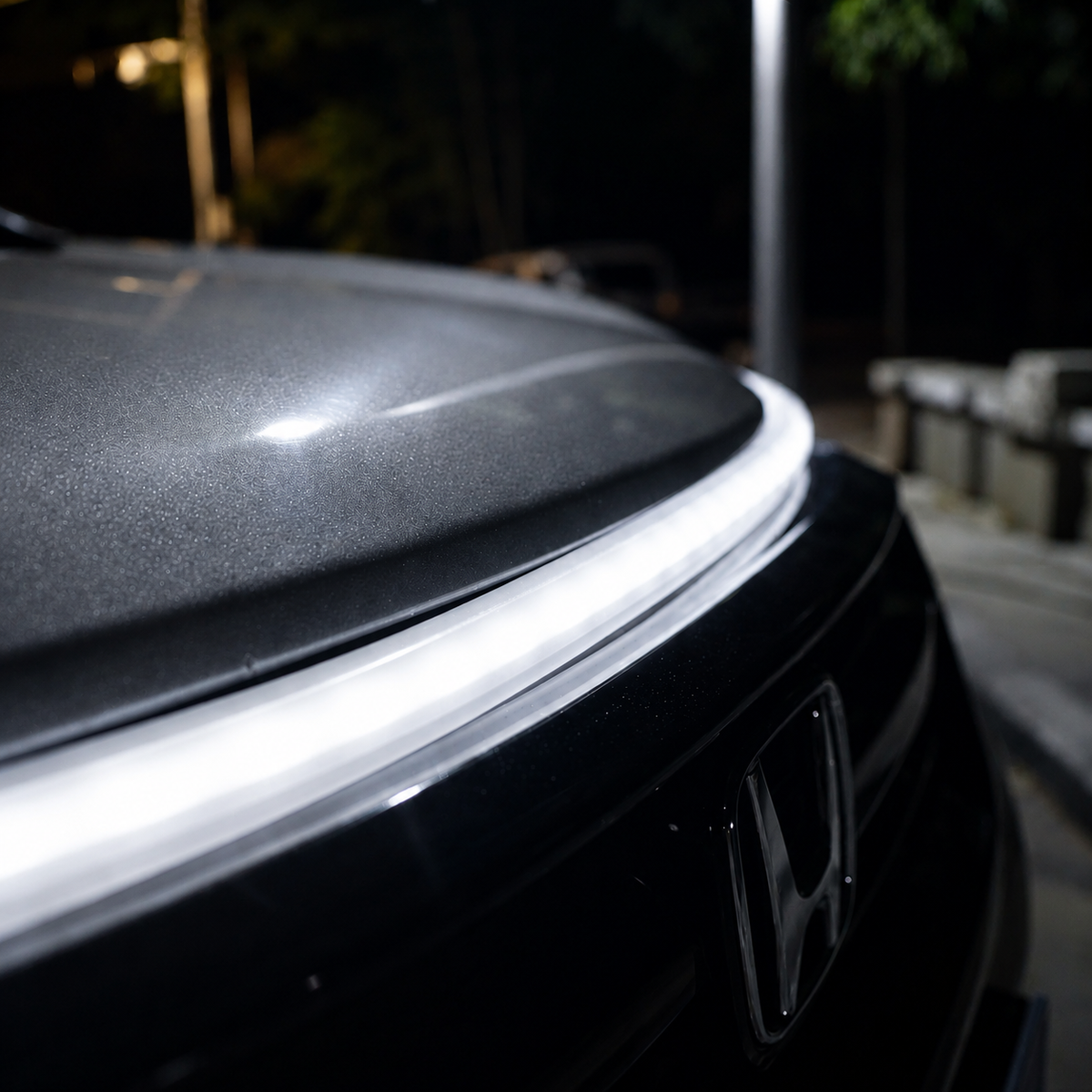 Dynamic LED Hood Light Strip