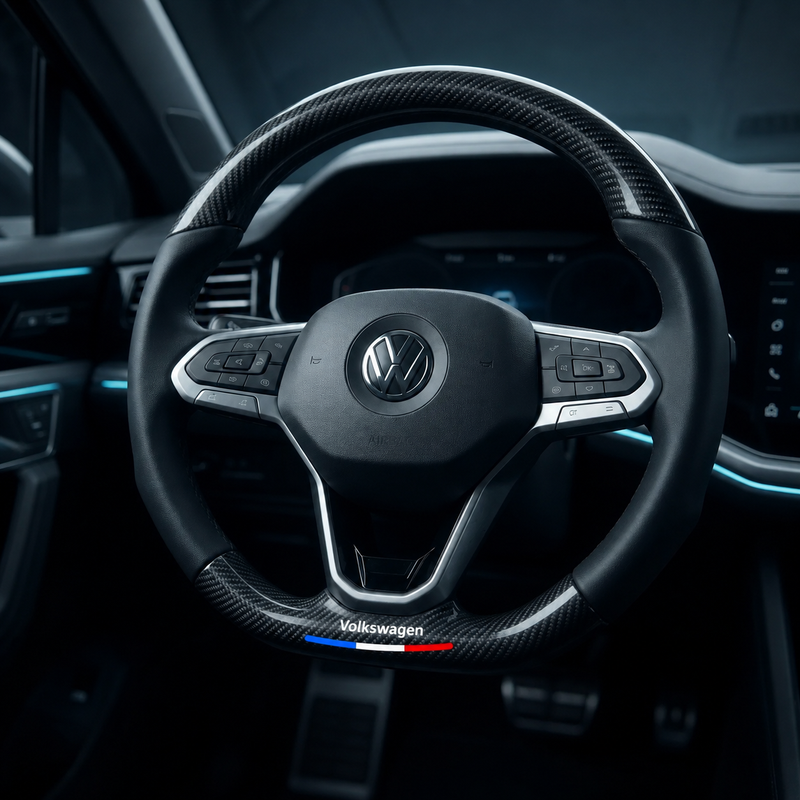 Carbon Fibre Steering Wheel Cover