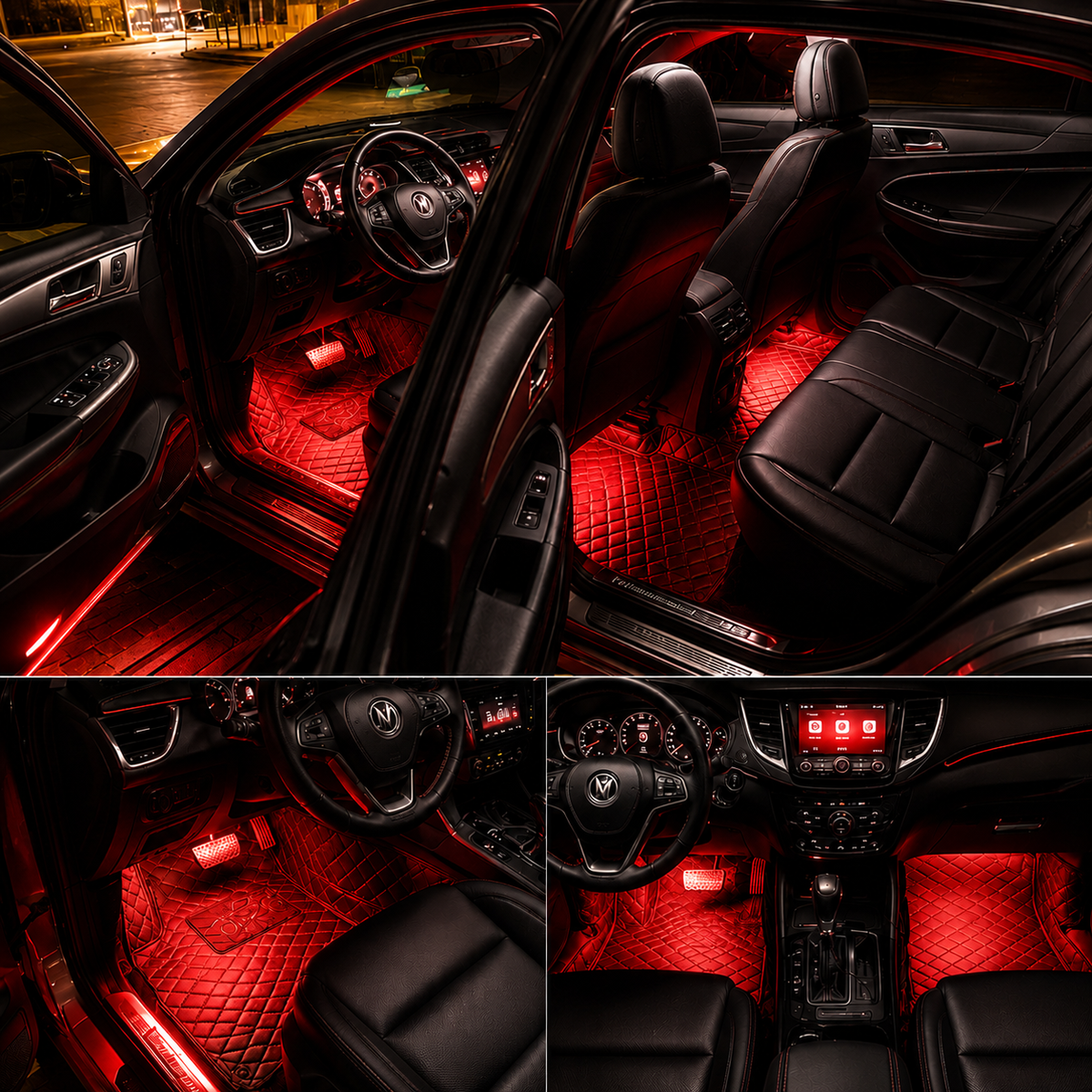 72-LED RGB Car Interior Ambient Lighting Kit