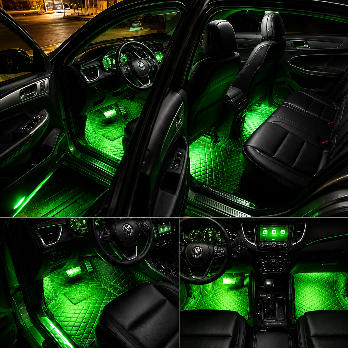 72-LED RGB Car Interior Ambient Lighting Kit