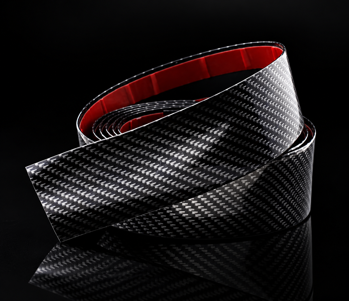 Carbon Fibre Car Door Sill Protector Strips