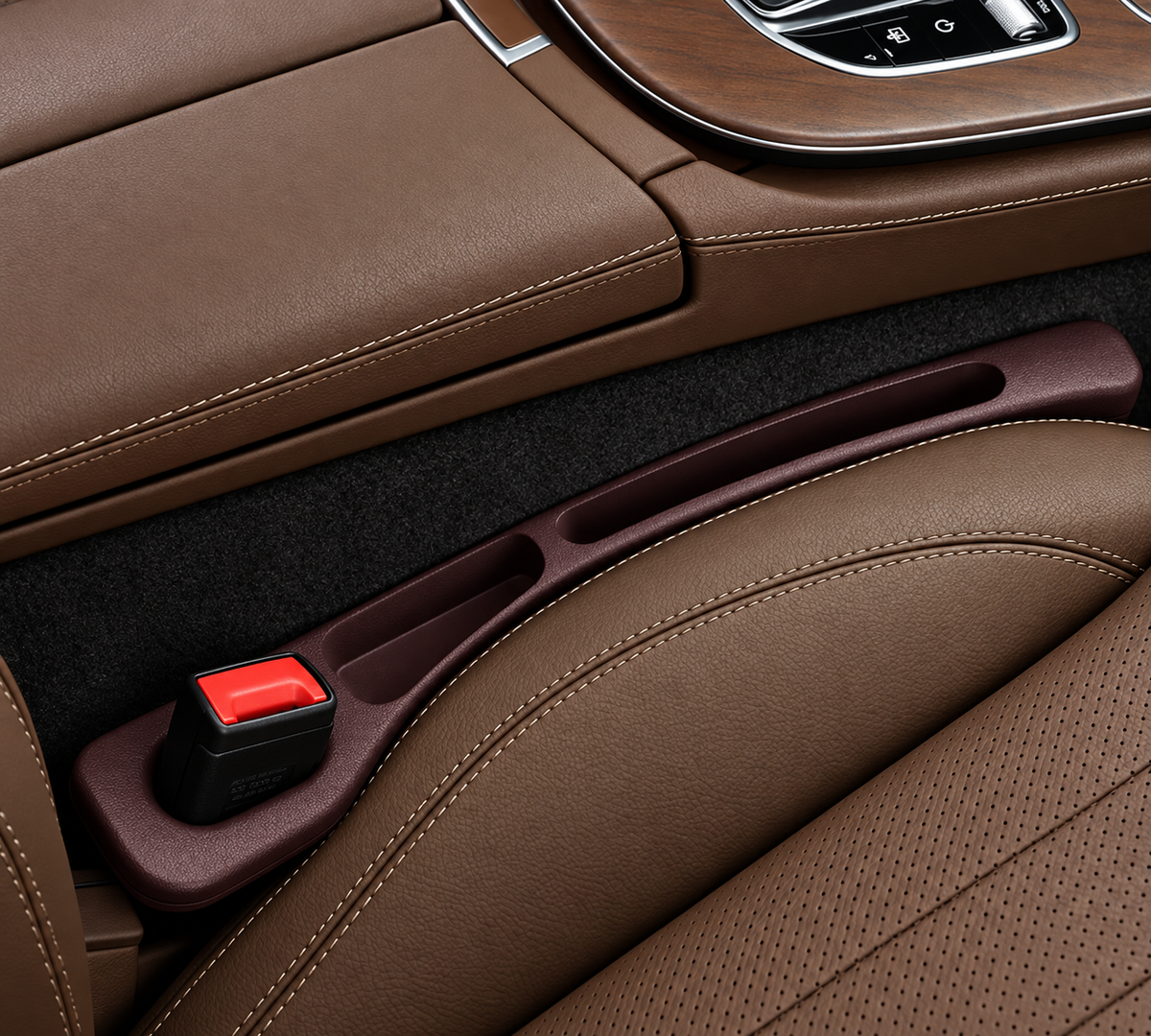Universal Car Seat Gap Filler & Storage Organizer