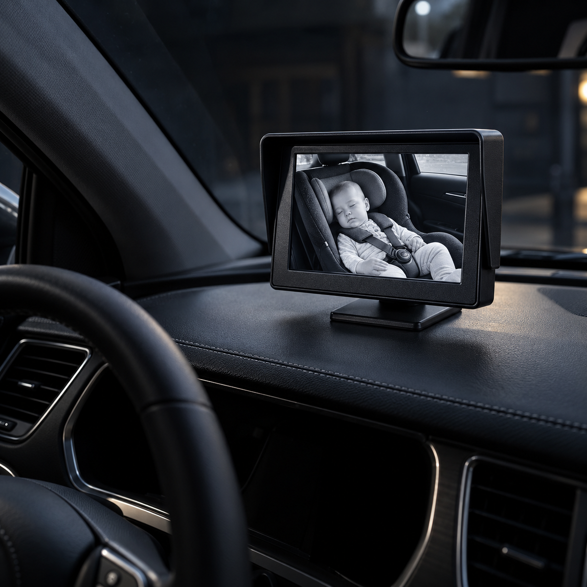 HD Baby Car Camera with Night Vision & Folding Monitor