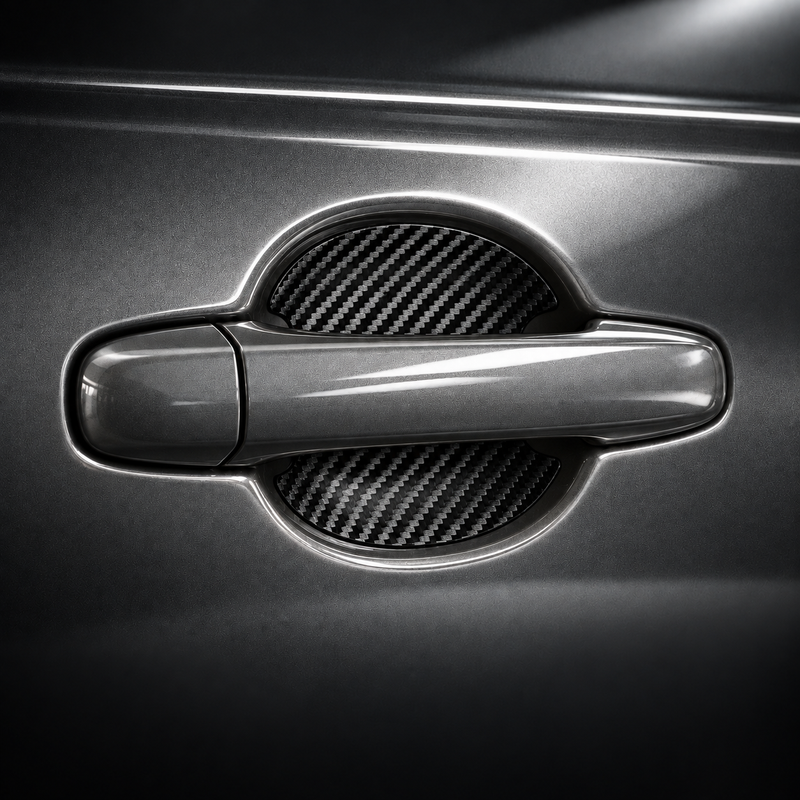 Carbon Fibre Car Door Handle Protectors