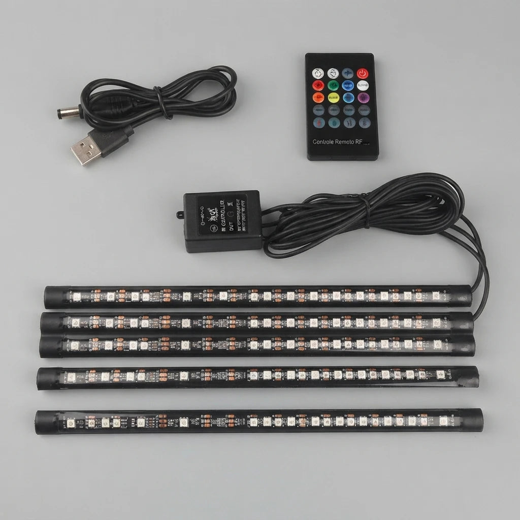 72-LED RGB Car Interior Ambient Lighting Kit