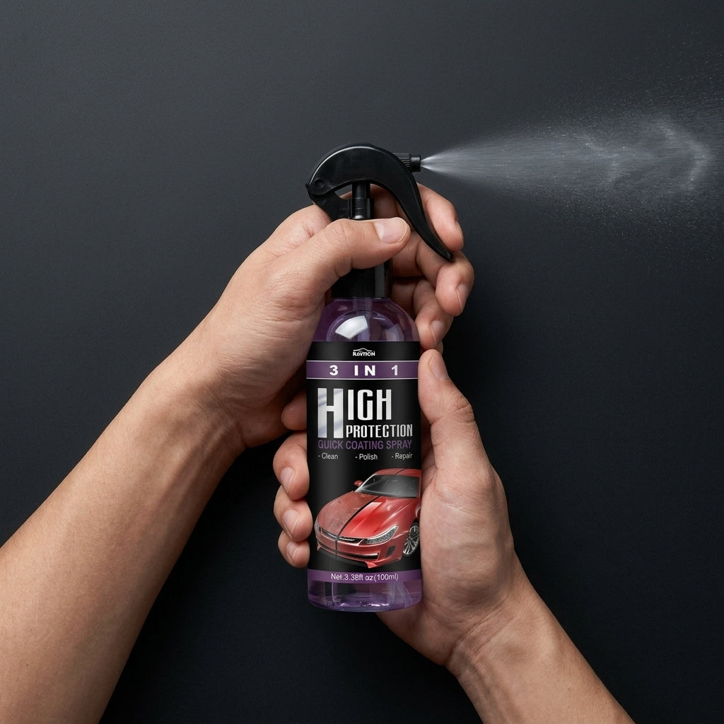 3-in-1 Car Paint Protection & Polish Spray Kit