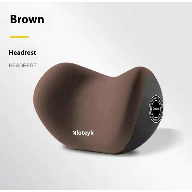 Universal Memory Foam Car Seat Cushion & Headrest Pillow