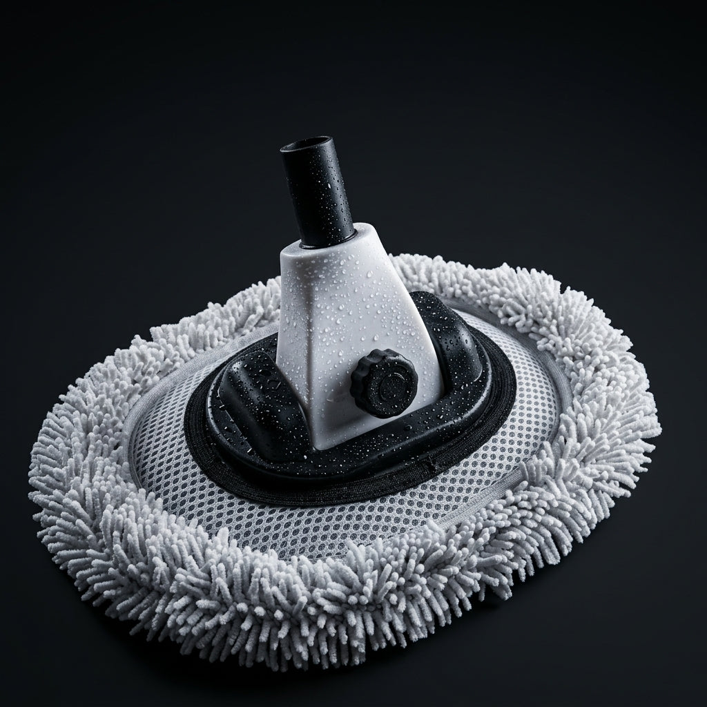 Microfibre Car Wash Mop with Angled Long Handle